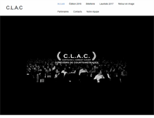 Tablet Screenshot of clac-festival.com